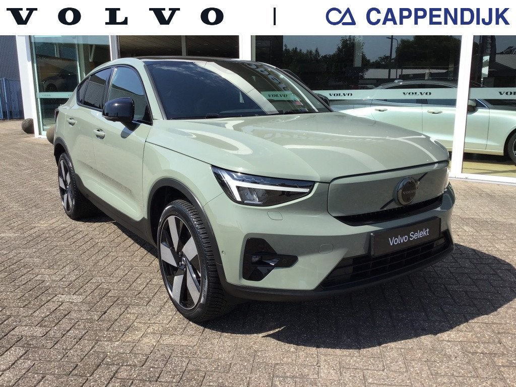 Volvo C40 Recharge Ultra Dark 1e eigenaar 20 inch Pano 360 c, Auto's, Volvo, 0 cilinders, Gebruikt, Leder en Stof, SUV of Terreinwagen