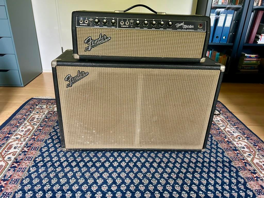 Fender Bandmaster blackface 1966, Muziek en Instrumenten, Versterkers | Bas en Gitaar, Ophalen, Zo goed als nieuw, Gitaar, Minder dan 50 watt