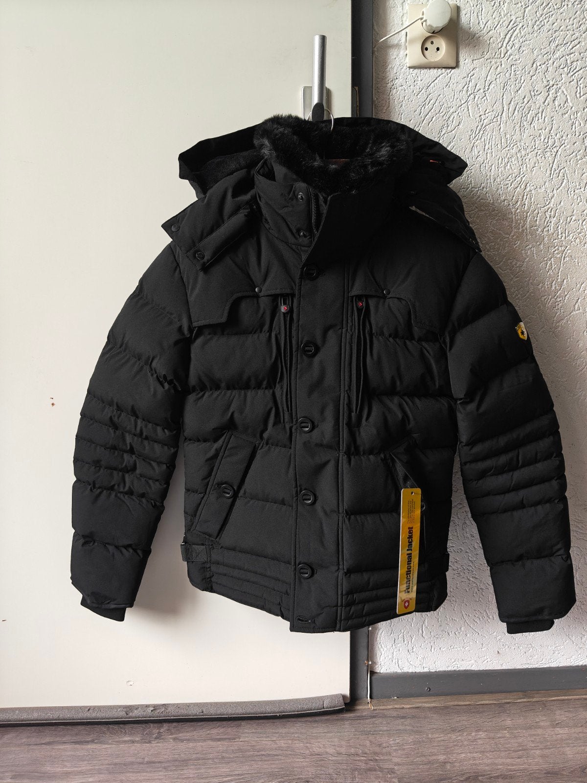 Wellensteyn Starstream Winterjas Zwart Maat XS, Wellensteyn, Ophalen of Verzenden, Nieuw, Maat 34 (XS) of kleiner
