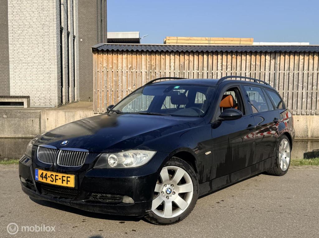 BMW 3-serie Touring 320i nieuwe motor/nieuweAPK/inruilkoopje, 4 cilinders, 150 pk, Zwart, Handgeschakeld