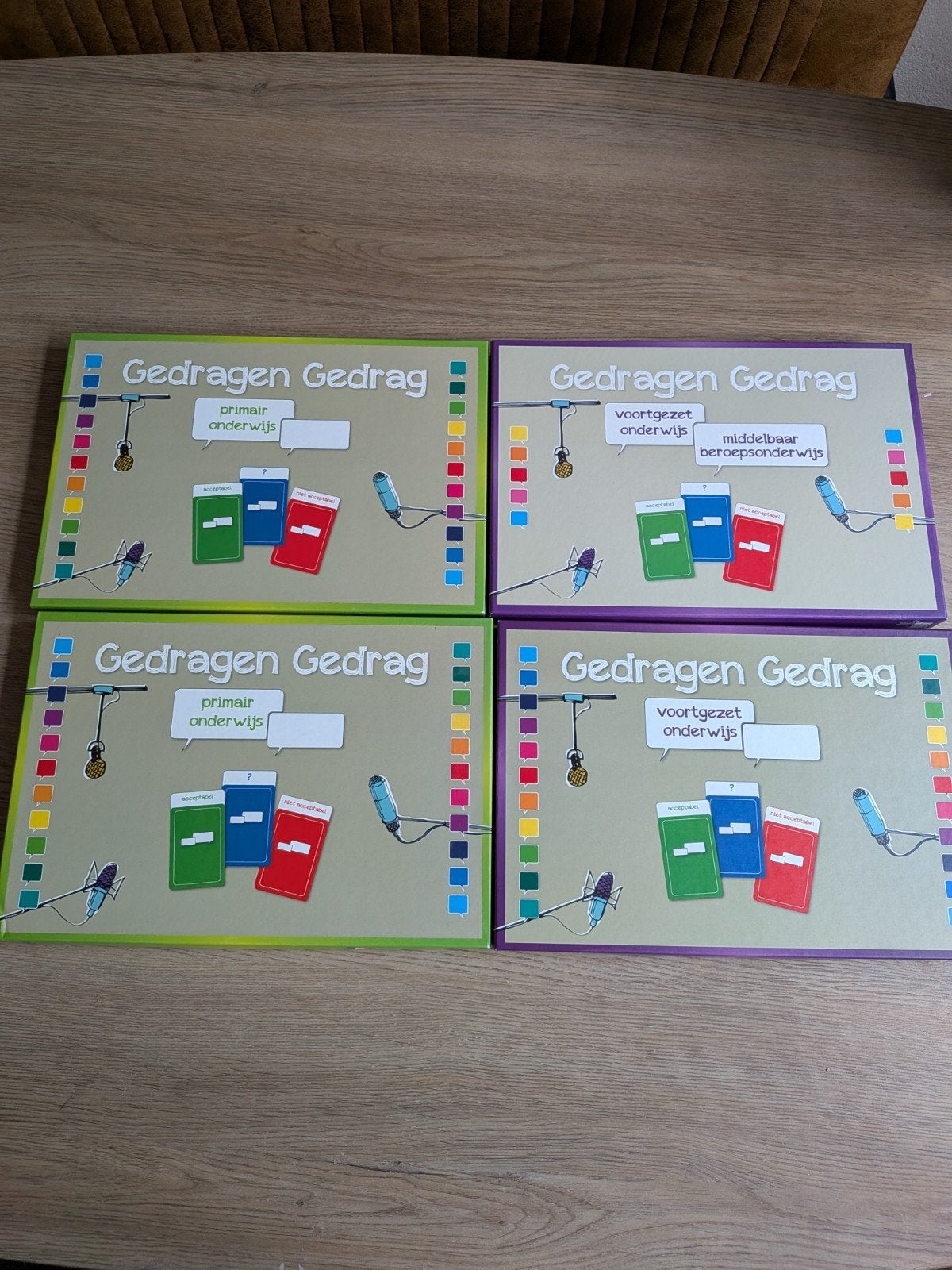 Gedragen Gedrag" educatief kaartspel voor sociale veiligheid, Ophalen, Zo goed als nieuw