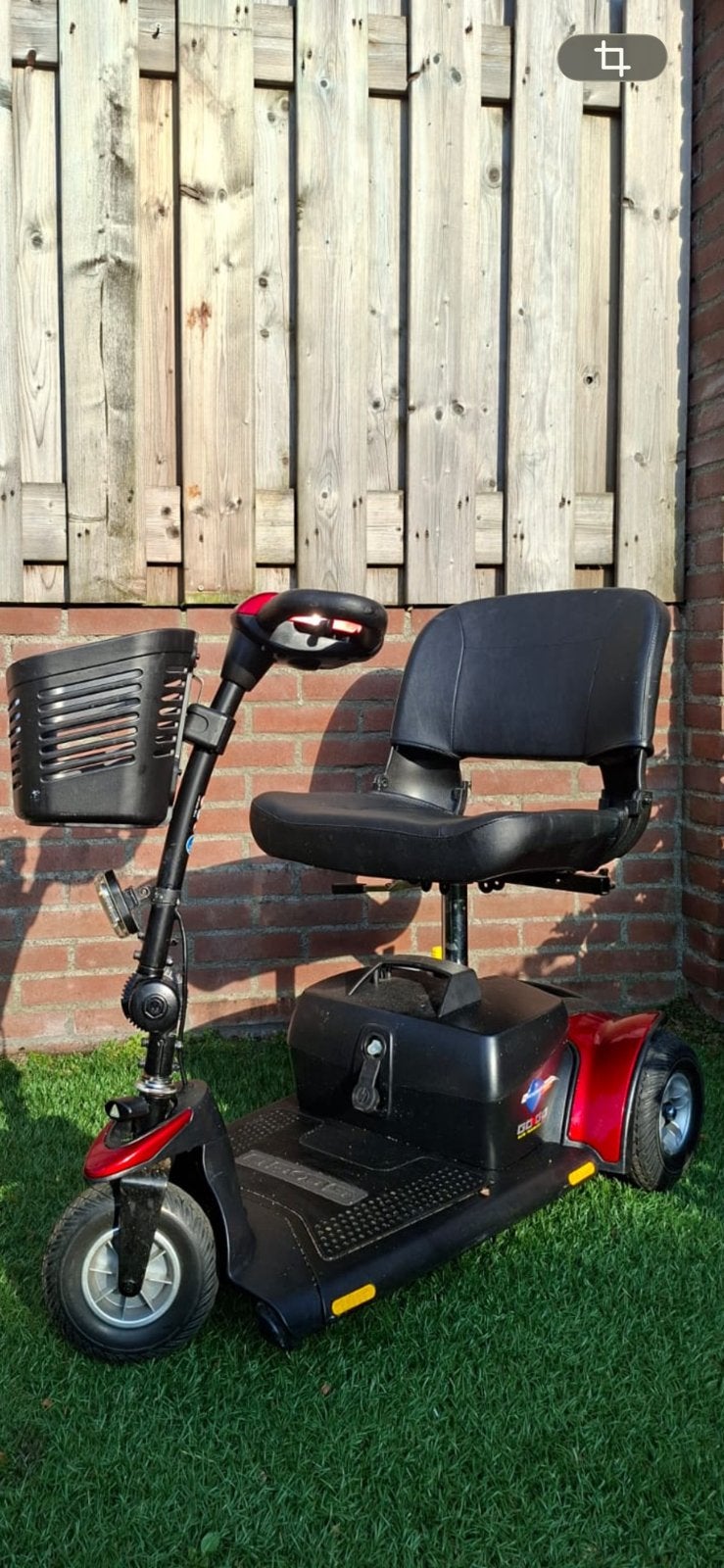 Scootmobiel 1 jaar oud izgs Gogo, Ophalen, 10 km/u of minder, Pride, Zo goed als nieuw