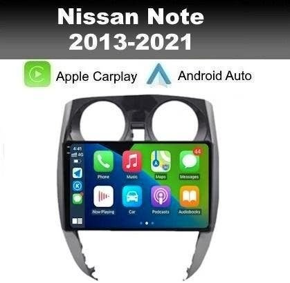 Nissan Note 2013-2021 android 14 navigatie apple carplay dab, Ophalen of Verzenden, Nieuw