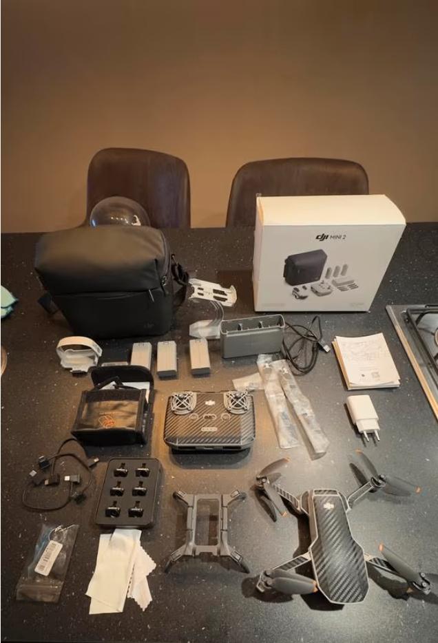 DJI Mini 2 Fly More Combo + ND Filters & Extra’s, Audio, Tv en Foto, Drones, Gebruikt, Cameradrone, Standaard kwaliteit, DJI, Minder dan 250 gram