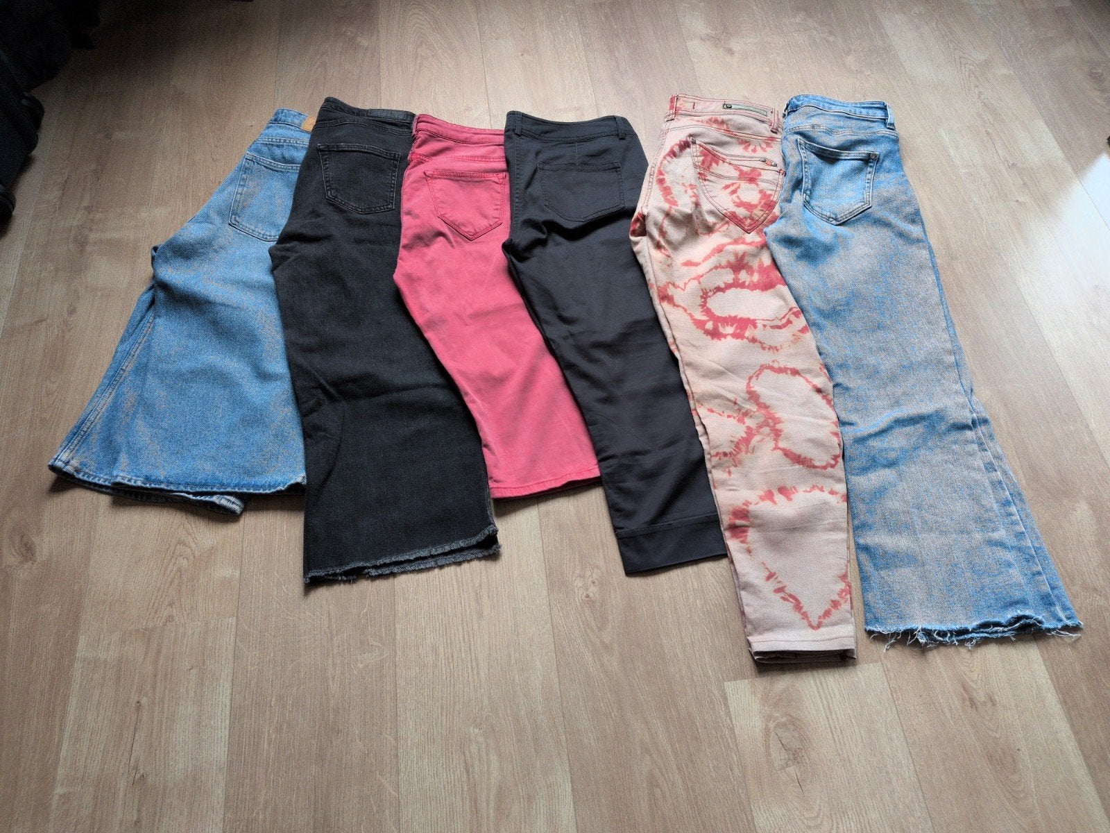 Merkbroeken pakket maat 36/38 - Tom Tailor, Esprit, Monki, Ophalen, Zo goed als nieuw, Maat 36 (S), Driekwart
