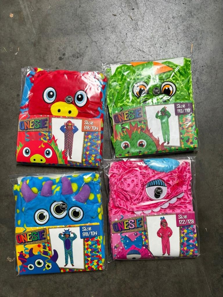 Partij Kinder Onesie 100 stuks, Ophalen, -, -, -