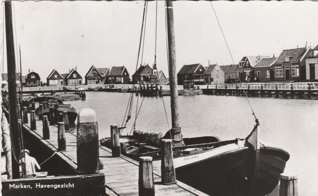 marken- havengezicht, Ophalen of Verzenden, Voor 1920, Noord-Holland