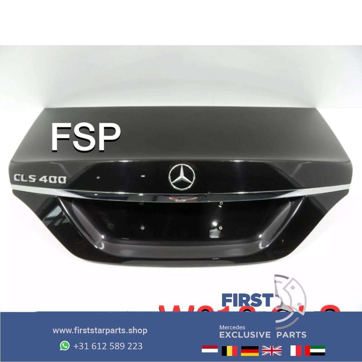 W218 W219 CLS Achterklep Mercedes kofferplek origineel donke, Auto-onderdelen, Gebruikt, -, Ophalen of Verzenden, -