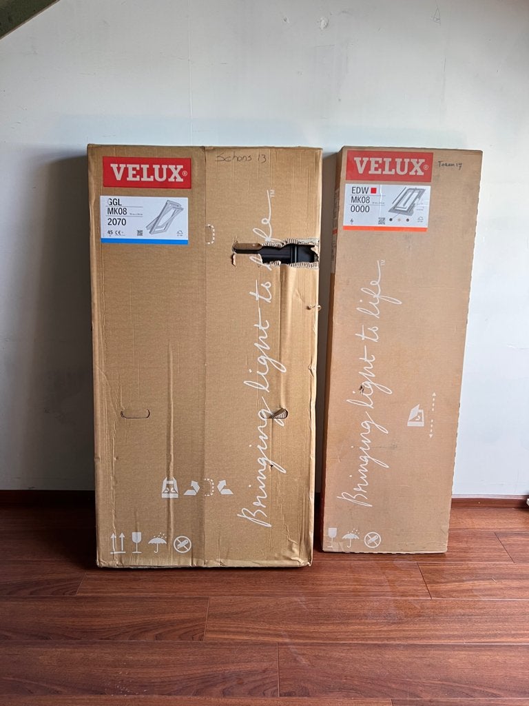 Nieuw in doos: Velux GGL MK08 2070 + EDW MK 0000 78x140 CM, Ophalen, Minder dan 80 cm, 120 tot 160 cm, Nieuw
