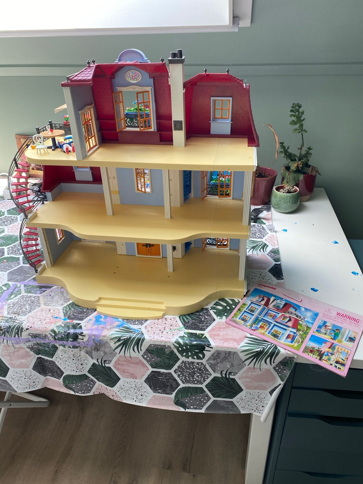Playmobil Groot Poppenhuis, Kinderen en Baby's, Speelgoed | Poppenhuizen, Ophalen, Zo goed als nieuw, Poppenhuis