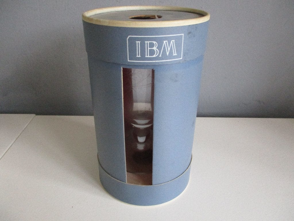 Leerdam glas voor IBM Amsterdam 1952 vaas fabriek, Ophalen of Verzenden