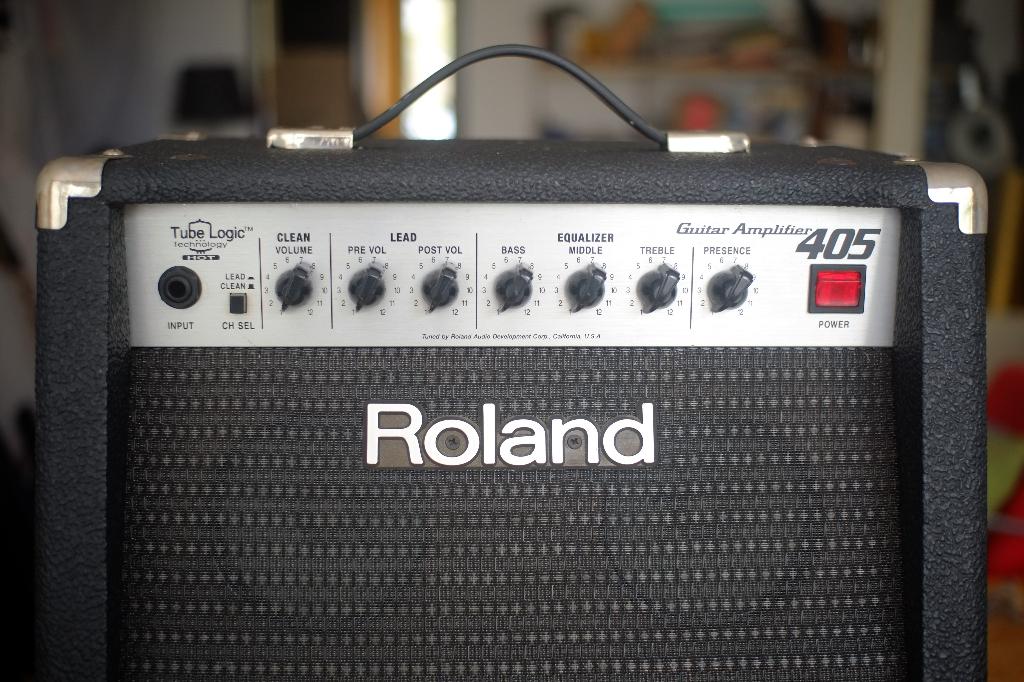 Roland CG 405, 20 watt midi stack versterker, Muziek en Instrumenten, Ophalen, Gebruikt, Gitaar, Minder dan 50 watt