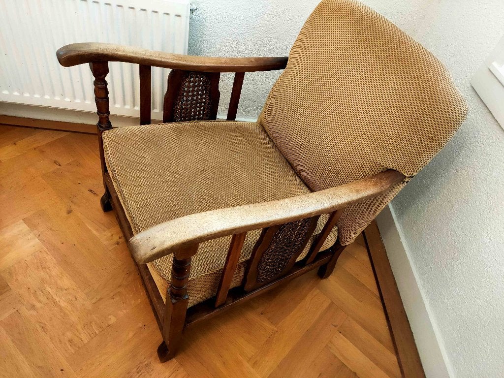 Leuke fauteuil, comfortabele luie stoel, leesstoel, Huis en Inrichting, Fauteuils, Ophalen, Gebruikt, 75 tot 100 cm, 50 tot 75 cm