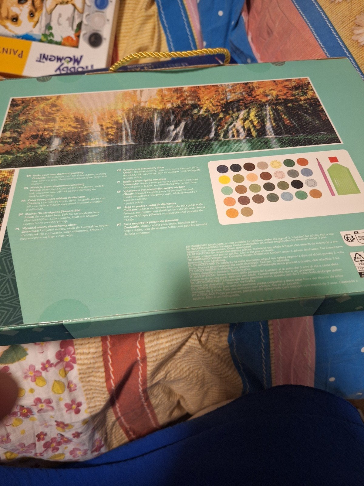 Daimond paiting rond, Ophalen, Handgemaakt, Nieuw, Knutselwerk