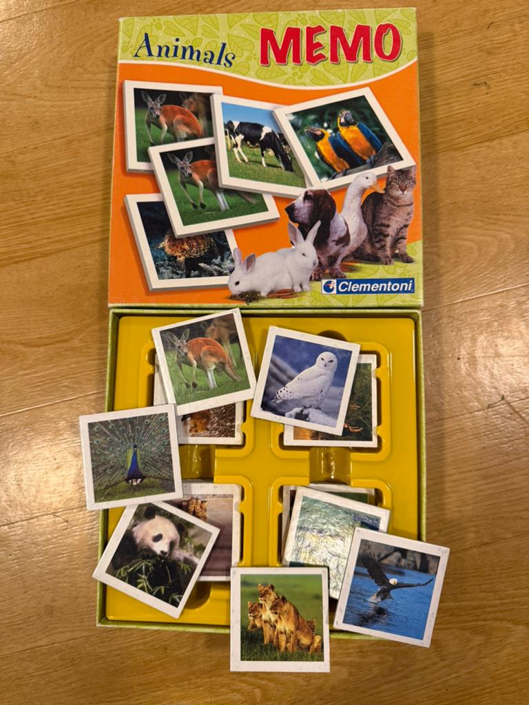 Memory dieren, Drie of vier spelers, Ophalen of Verzenden, Zo goed als nieuw