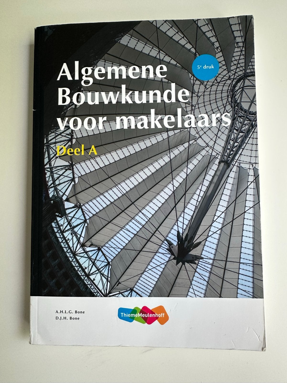 Algemene Bouwkunde voor makelaars deel A 5e druk), Boeken, Studieboeken en Cursussen, Verzenden, Gamma, Zo goed als nieuw, HBO
