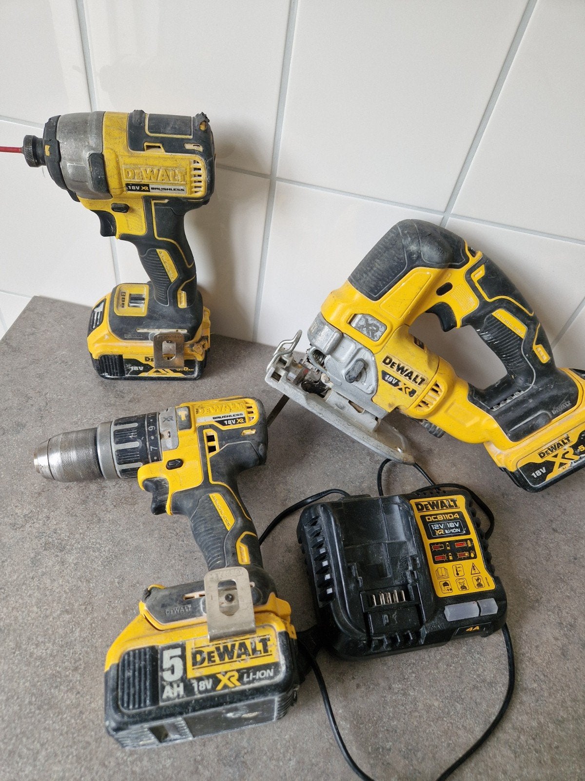 Dewalt set, Ophalen of Verzenden