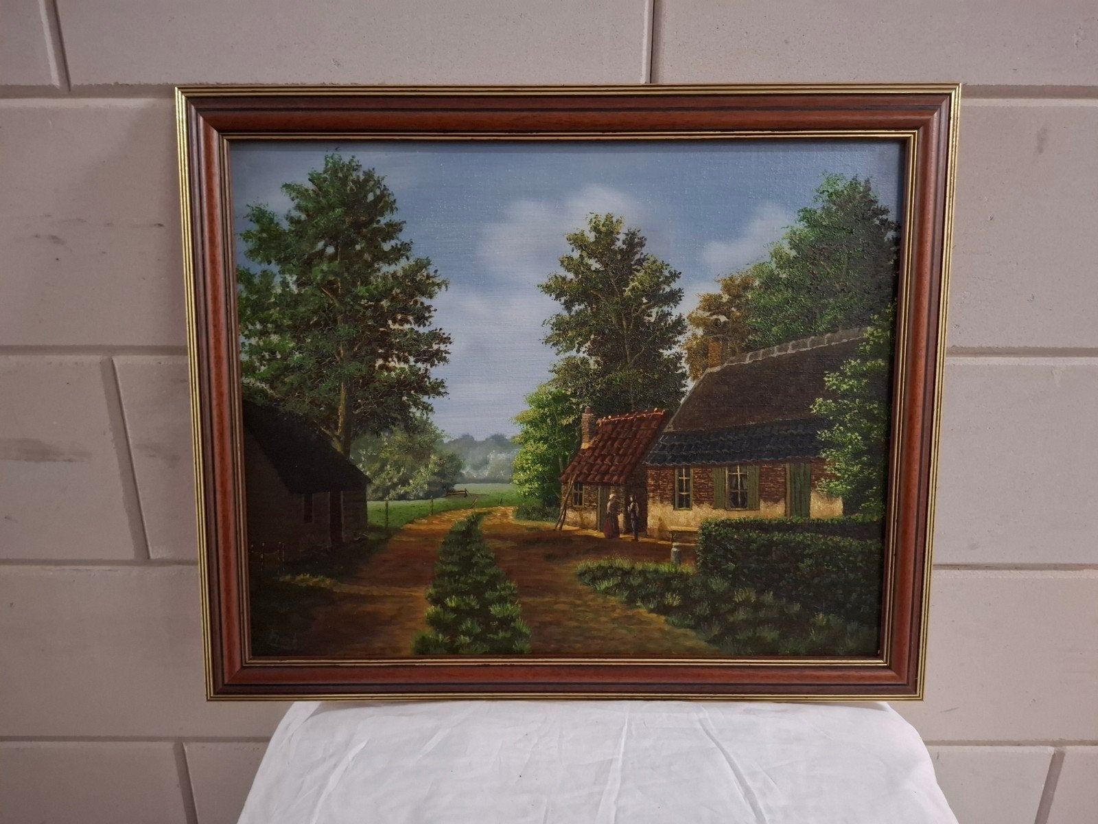 Landschaps schilderijen, Ophalen