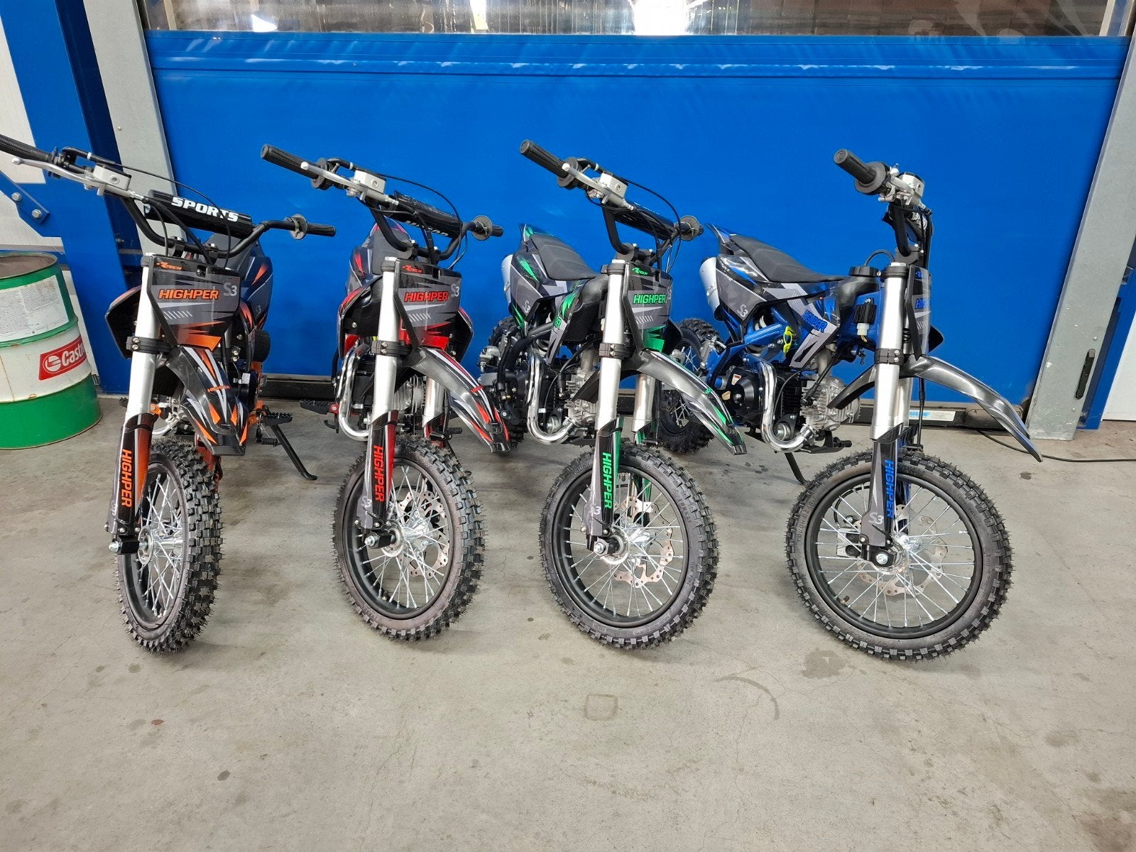 NIEUW! highper 110cc semi automaat pitbike dirtbike crosser, Ophalen of Verzenden, Nieuw