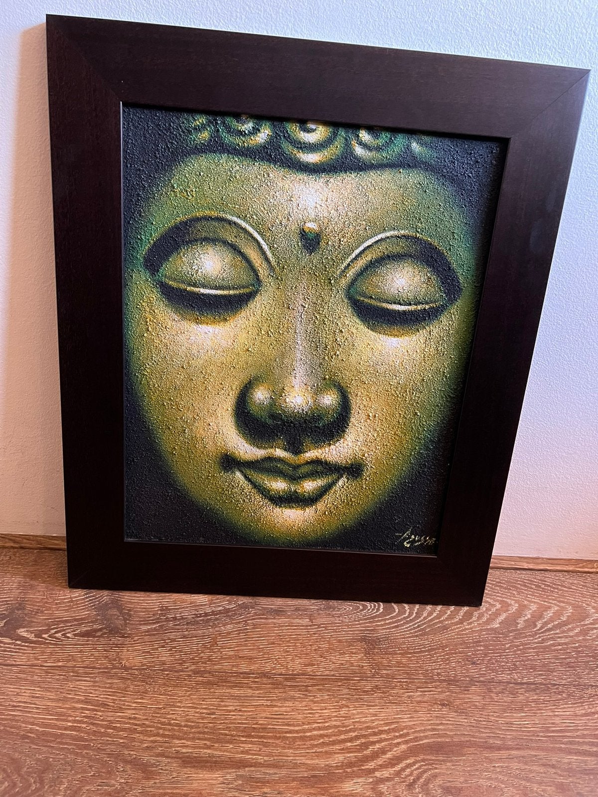 Schilderij Boeddha uit Ubud in Bali, Ophalen