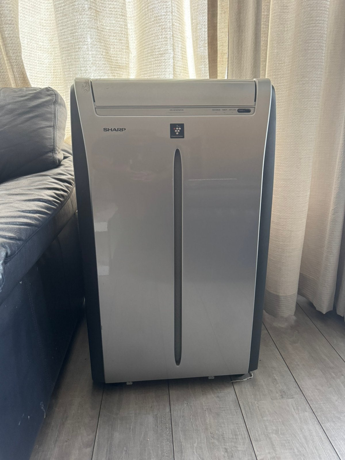 Sharp CV-P10PR mobiele airco met Plasmacluster, Ophalen of Verzenden, Mobiele airco, Minder dan 60 m³, 3 snelheden of meer