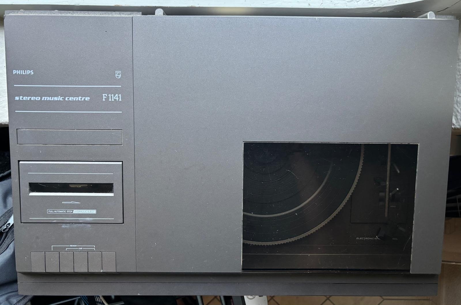 Philips Stereo Music Centre F1141 met Cassette en Speakers, Audio, Tv en Foto, Stereo-sets, Ophalen, Philips, Gebruikt, Cassettedeck