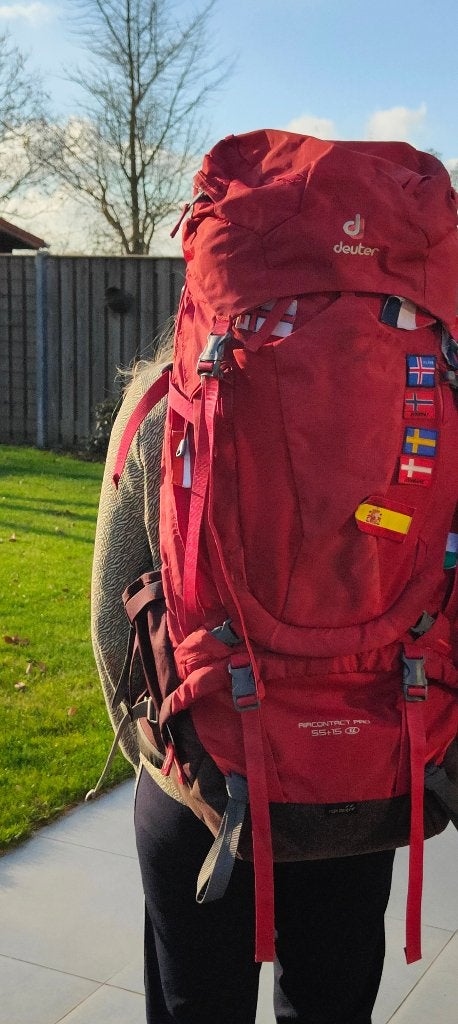 Backpack deuter 55+15 liter, Sport en Fitness, Bergsport en Wandelen, Ophalen of Verzenden, Gebruikt, Rugzak