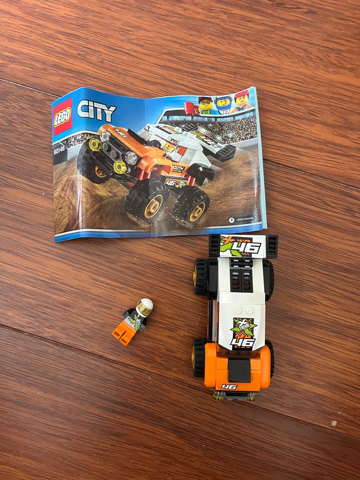 Lego City 60146 Stunt Truck met Minifiguur en Instructies, City, Lego, Ophalen of Verzenden, Zo goed als nieuw