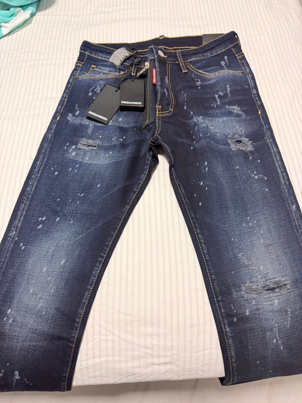 Dsquared2 Jeans - Nieuw met labels, Dsquared2, Blauw, Nieuw, W32 (confectie 46) of kleiner
