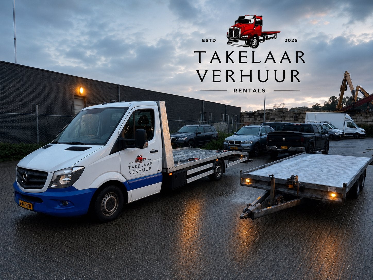 Auto ambulance/ Takelwagen ,Oprijwagen KM VRIJ !Te Huur!