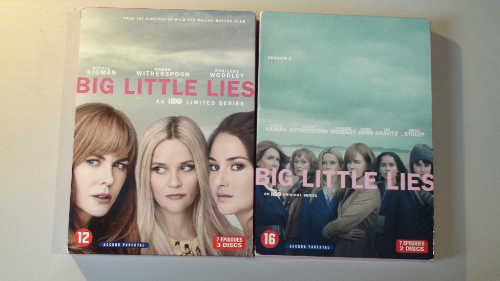 Big little lies seizoen 1 en 2, Alle leeftijden, Seizoen 1, Ophalen of Verzenden, Zo goed als nieuw