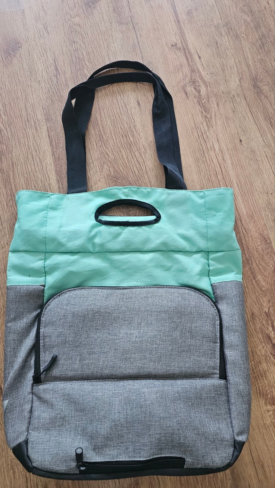 Fietstas shopper - Mintgroen/Grijs, Ophalen of Verzenden, Gebruikt