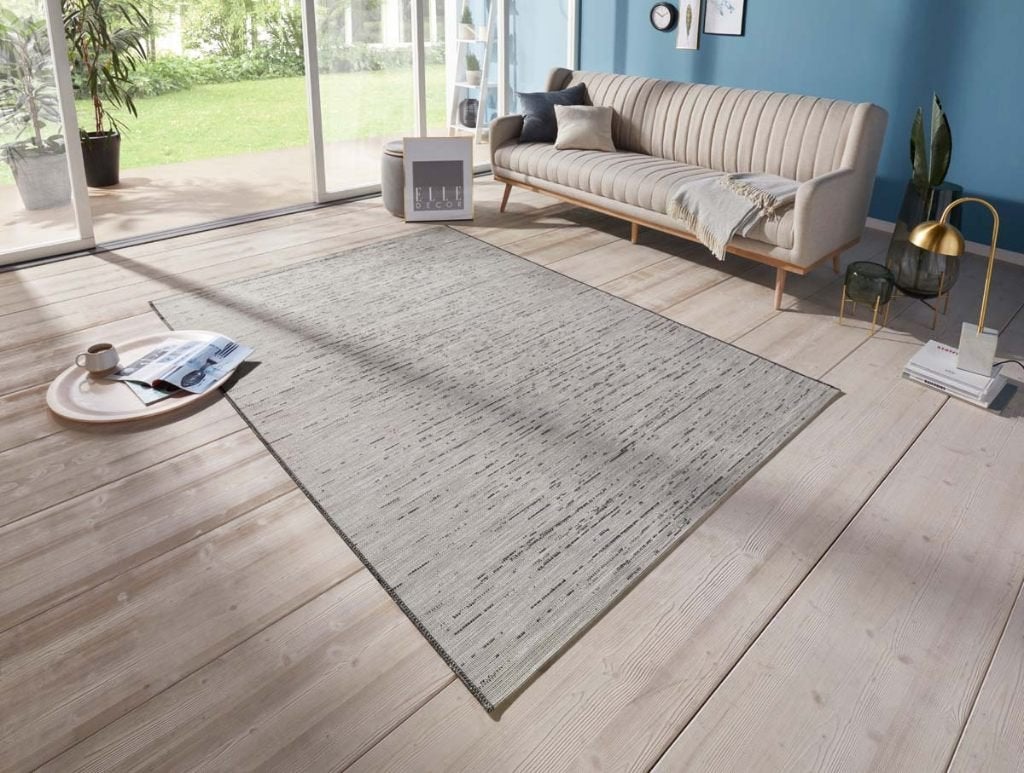 Elle Decor Laval Buitenkleed Curious Grey 115x170cm, Ophalen, 100 tot 150 cm, Zo goed als nieuw, 150 tot 200 cm