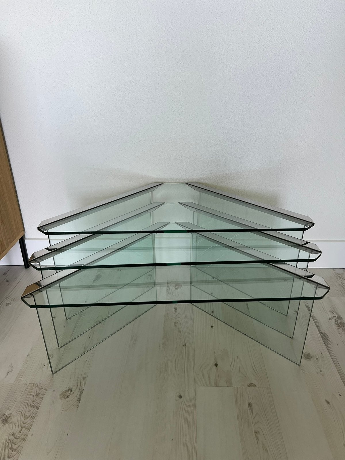 Gallotti & Radice Triangle Nesting Tables – Set van 3, Ophalen, Minder dan 45 cm, 75 cm of meer, Overige vormen