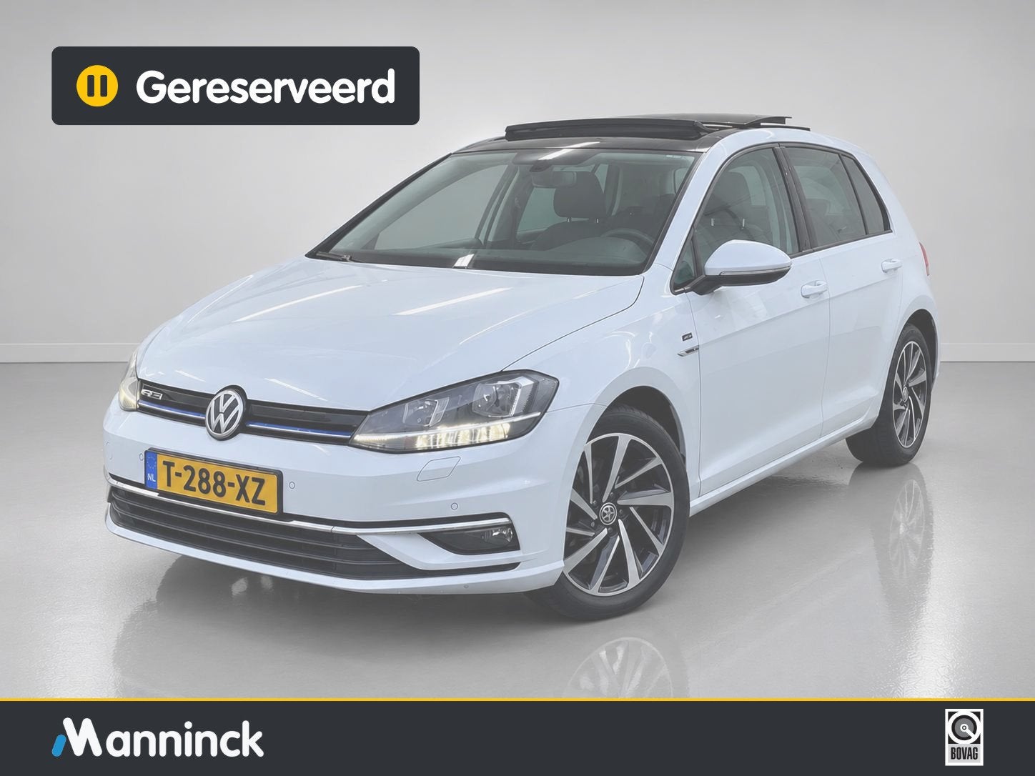 Volkswagen Golf|1.5 TSI Comfortline Business| Panorama|Carpl, Auto's, 4 cilinders, Met garantie (alle), Wit, Bedrijf