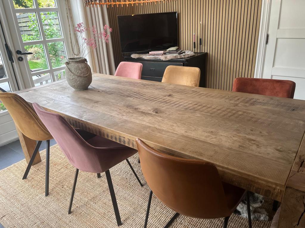 6 Eetkamer stoelen, Ophalen, Zo goed als nieuw