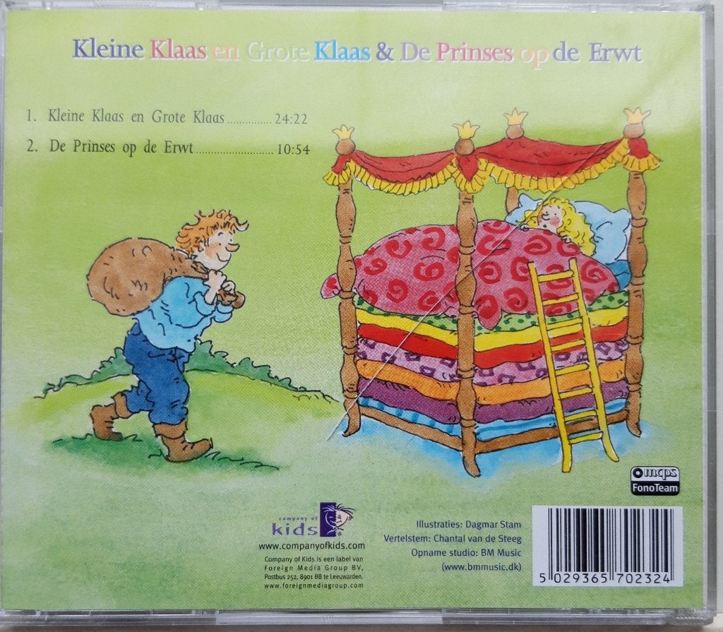 Hans Christian Andersen luisterboek: Kleine Klaas De Prinses, Boeken, Luisterboeken, Ophalen of Verzenden, Hans Christian Andersen