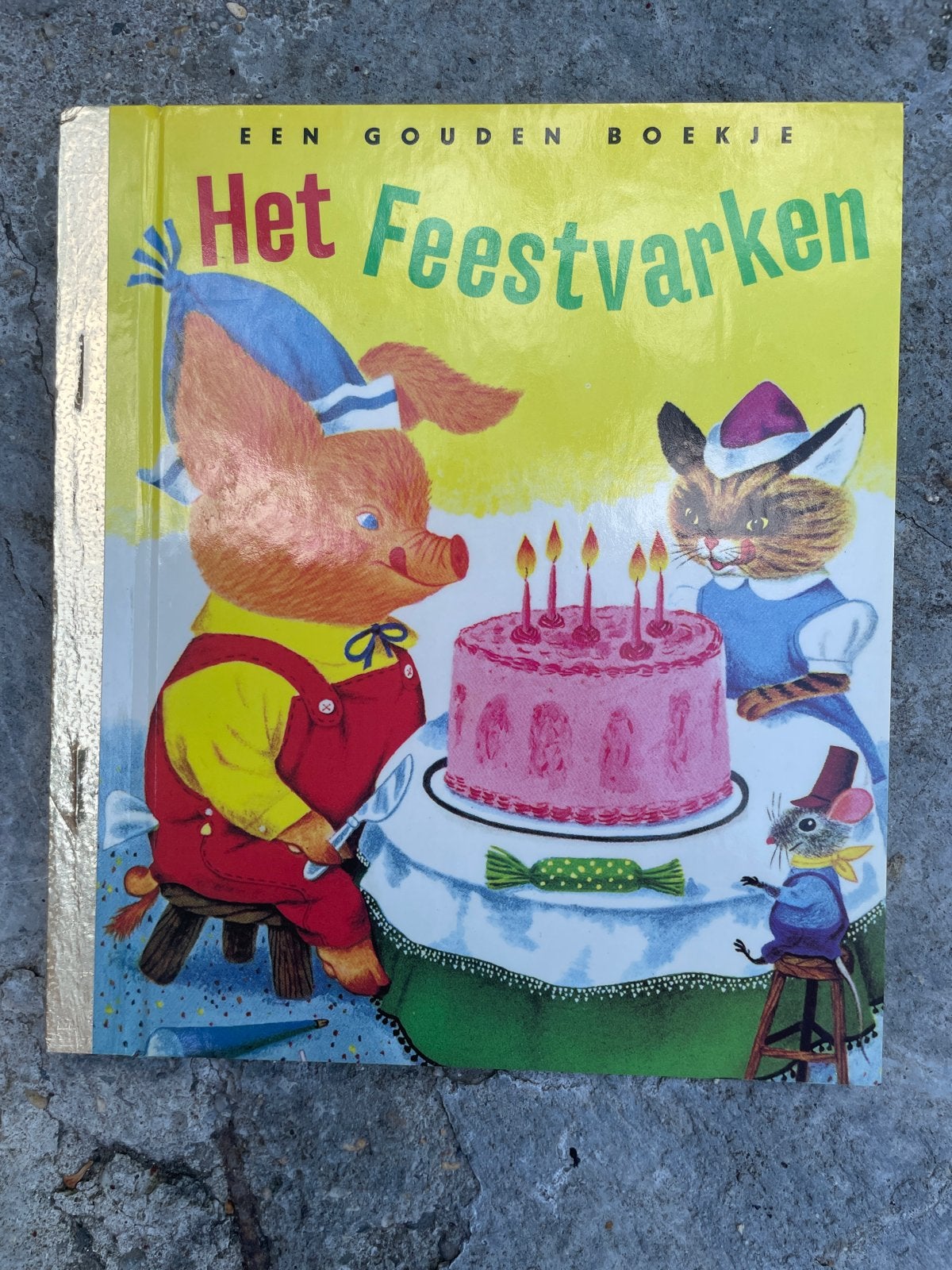 Het Feestvarken - Een Gouden Boekje, Fictie algemeen, Jongen of Meisje, Nieuw, 4 jaar