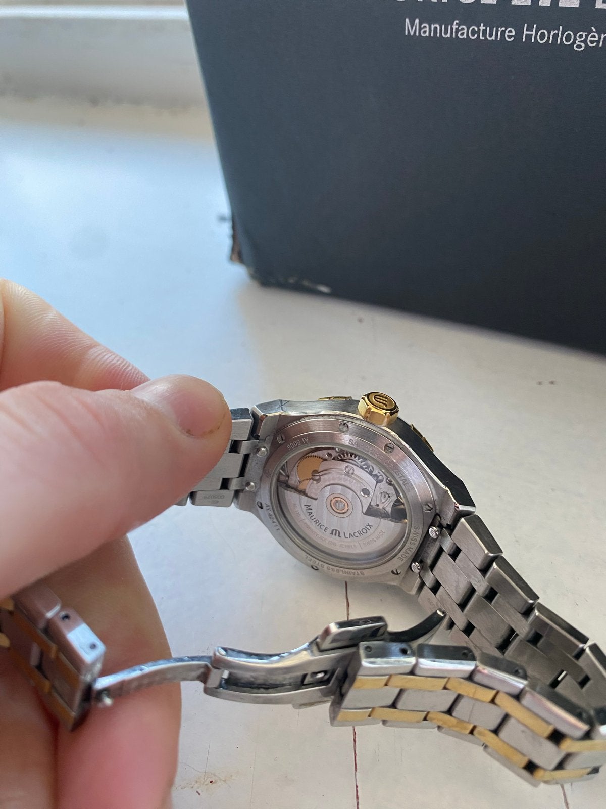 Mooie Maurice Lacroix Aikon Automatic – Two Tone, Overige merken, Staal, Staal, Polshorloge