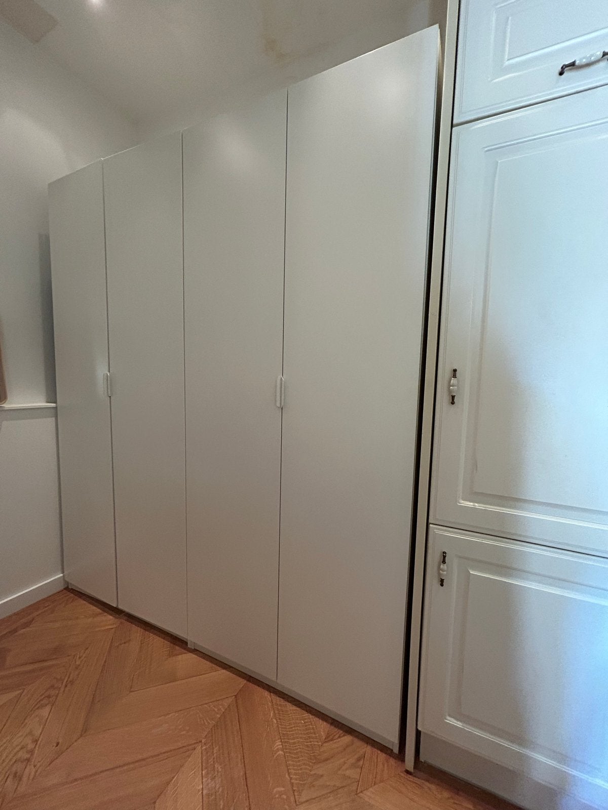Twee IKEA PAX kasten, wit, 100x50x230 cm, 100 tot 150 cm, 200 cm of meer, Ophalen of Verzenden, Zo goed als nieuw