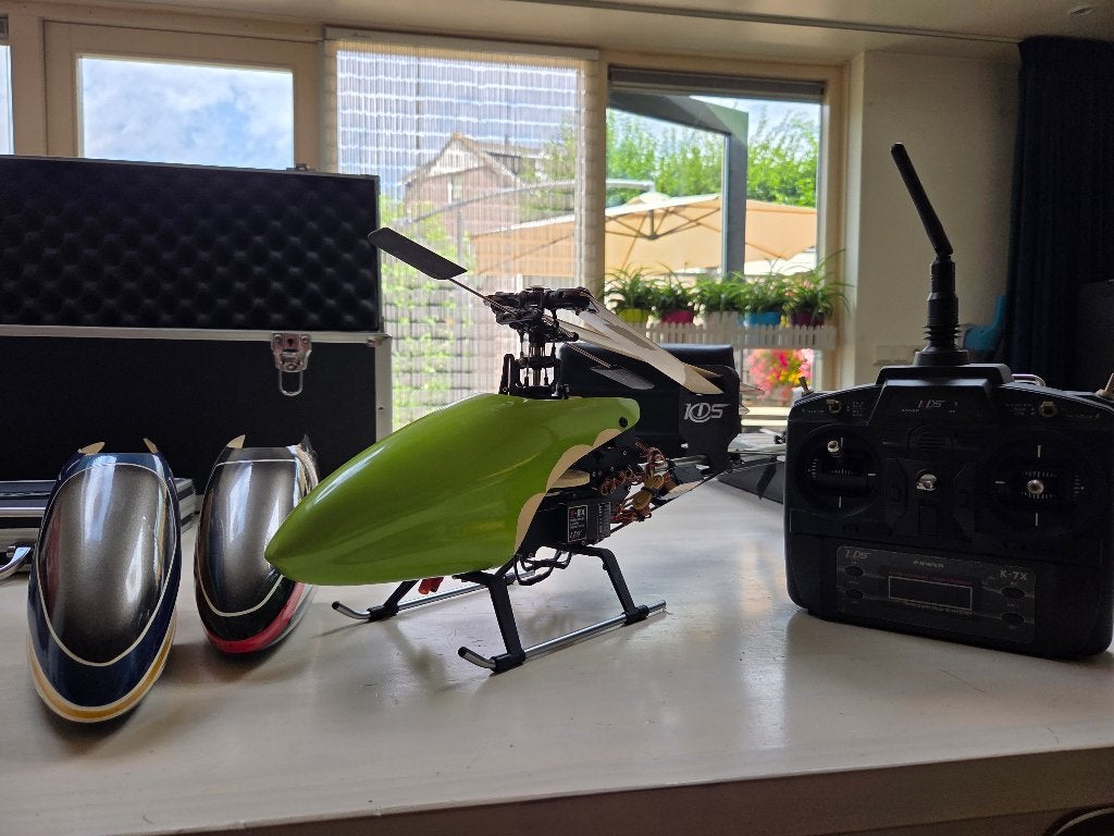 KDS450 SV Compleet + Spektrum DX5E + Flight Sim Software, Ophalen, Zo goed als nieuw, Elektro, Helikopter