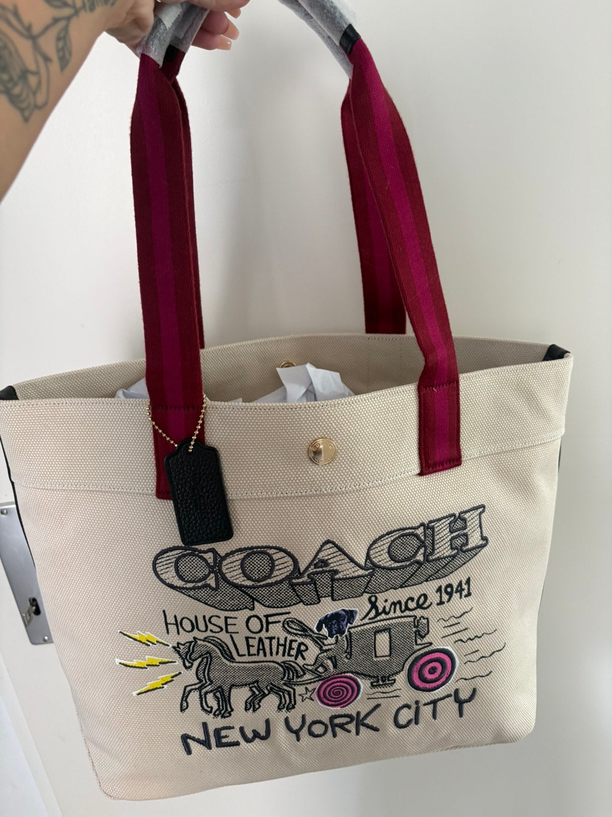 Coach Art School Graphic Tote, Ophalen of Verzenden, Nieuw, Shopper