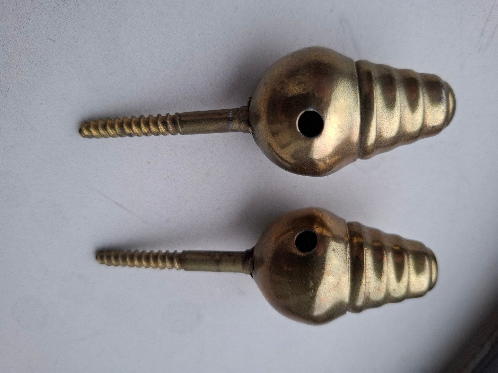 vintage messing kegelvormige knop voor meubels, Ophalen of Verzenden, Gebruikt