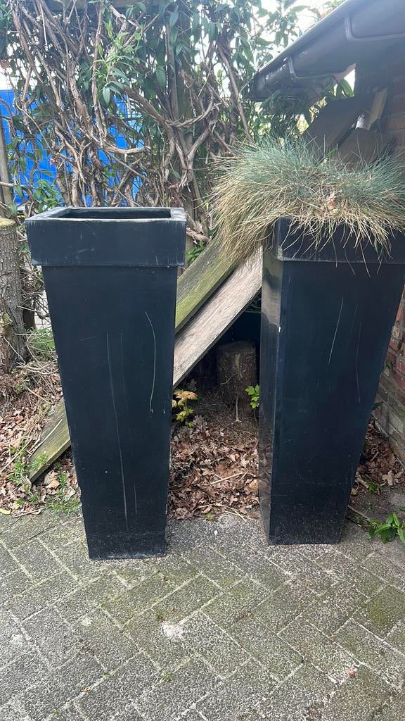 2 tuin bakken, Ophalen, Kunststof, Minder dan 30 cm, Rond