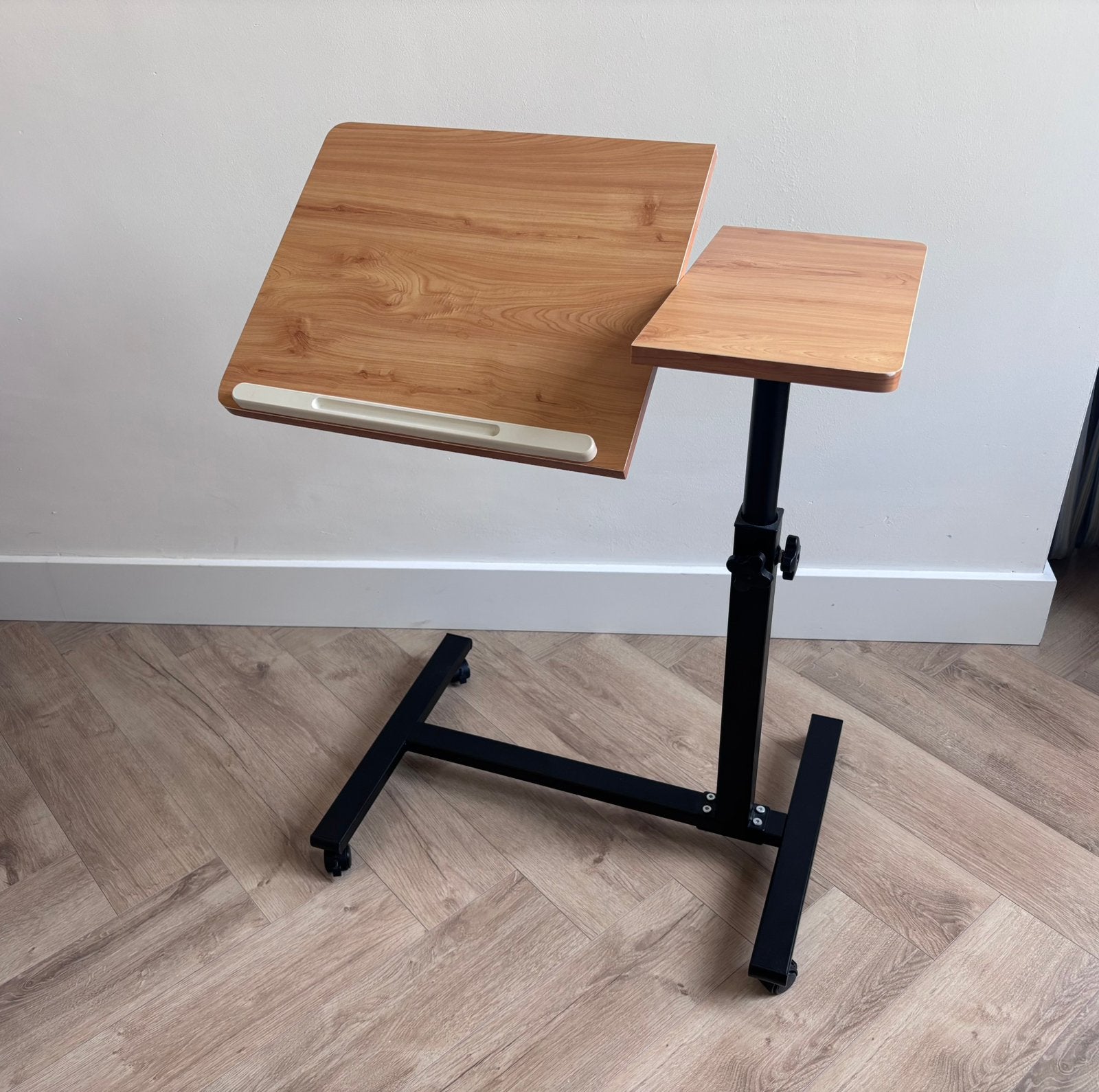 Verstelbare laptoptafel - 34x60 cm, Ophalen, Zo goed als nieuw, In hoogte verstelbaar