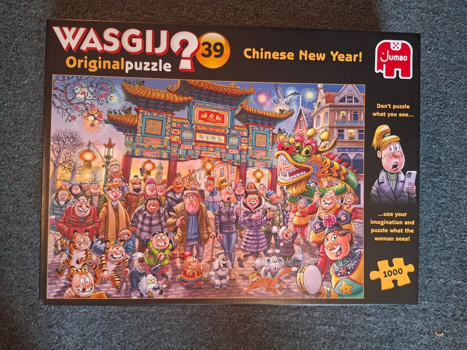 Wasgij Original 39: Chinese New Year! 1000 stukjes, Ophalen, Meer dan 50 stukjes, Zo goed als nieuw, 6 jaar of ouder