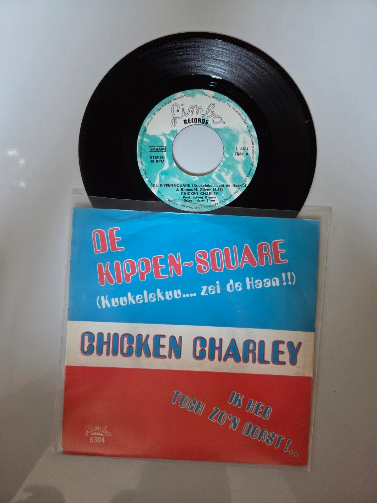 Chicken Charley - De kippen-square, Cd's en Dvd's, Ophalen of Verzenden, Gebruikt, 7 inch, Nederlandstalig