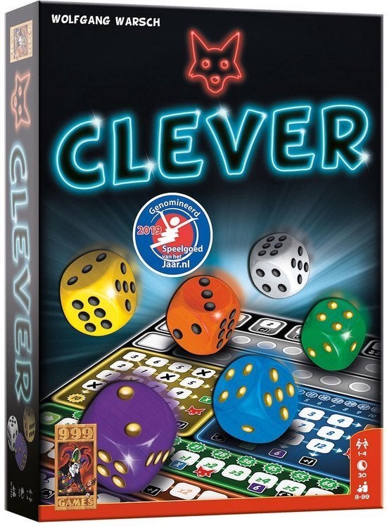Clever  – slechts €1 verzendkosten!, Hobby en Vrije tijd, Gezelschapsspellen | Bordspellen, Een of twee spelers, Ophalen of Verzenden