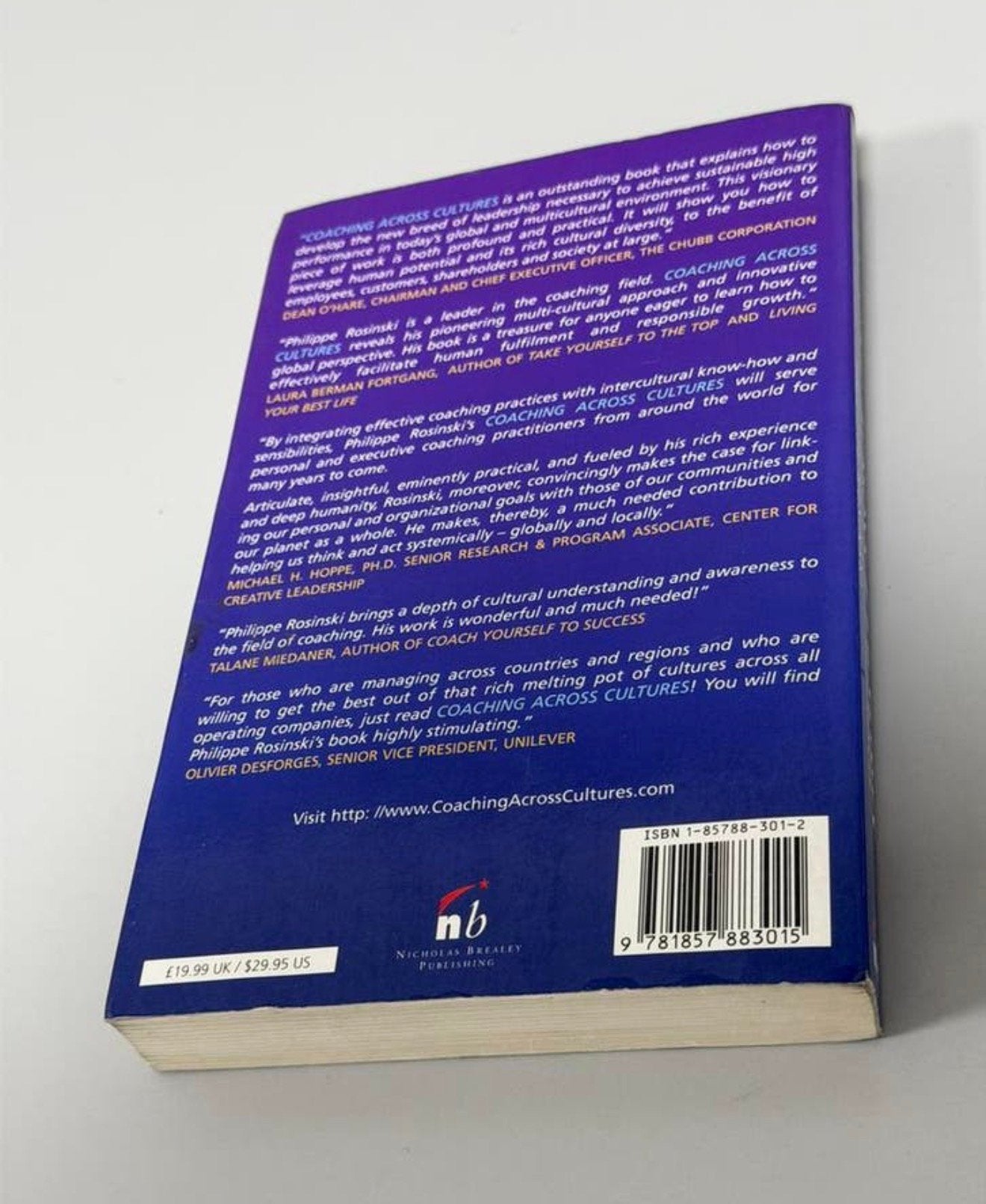 Coaching Across Cultures – Philippe Rosinski management boek, Boeken, Ophalen of Verzenden, Zo goed als nieuw, Management