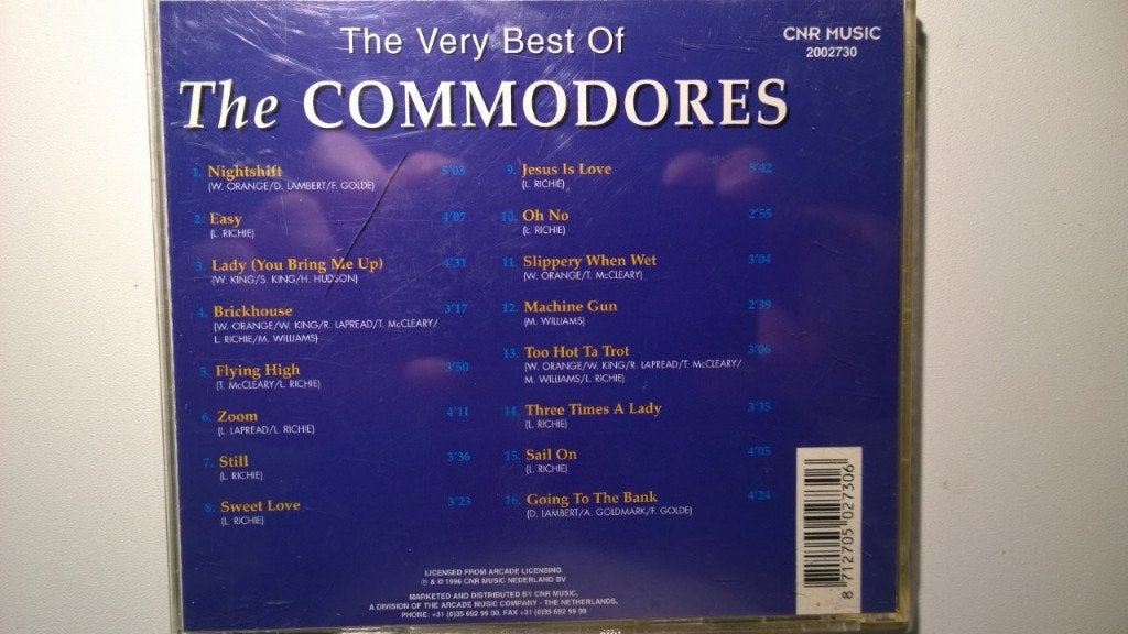 Commodores - The Very Best Of, Ophalen of Verzenden, Zo goed als nieuw, Soul, Album